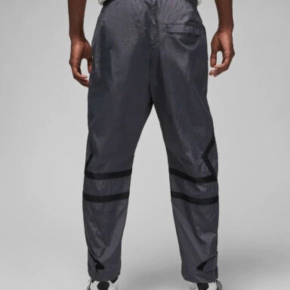 NWT‎ NIKE AIR JORDAN MEN'S WOVEN ENGINEERED SWEATPANTS GRAY BLACK - Picture 3 of 7